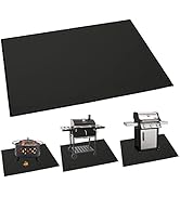 AiBOB Under Grill Mat, 40 X 65 in Fire Pit Mats Protects Decks and Patios, Fireproof Grill Pad fo...