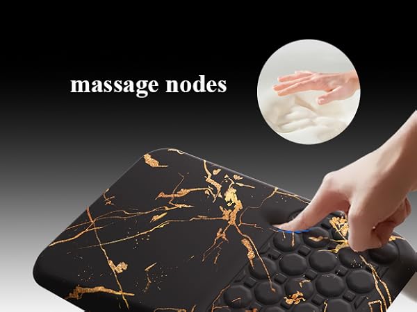 Keyboard wrist rest and mousepad