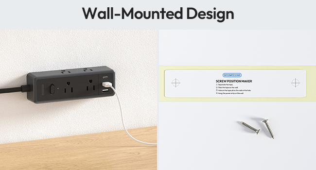 wall mount power strip