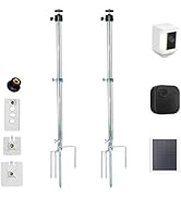 Security Camera Ground Stake Mount Stand Compatible with Ring,Blink,Arlo,Wyze,Google Nest and Sol...