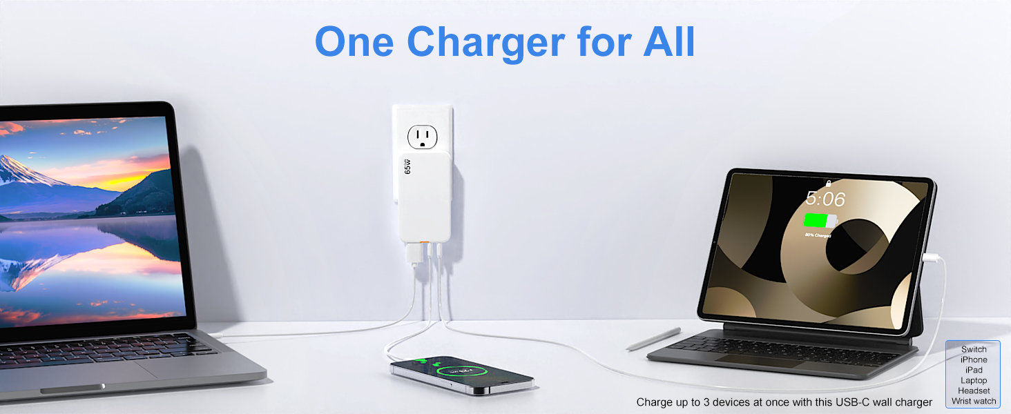 flat usb wall plug
