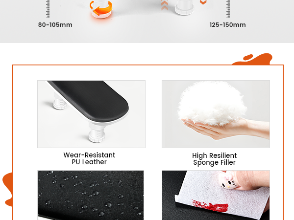 Black Manicure Arm Rest for Nails Tech