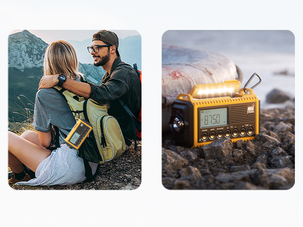 solar crank emergency radio