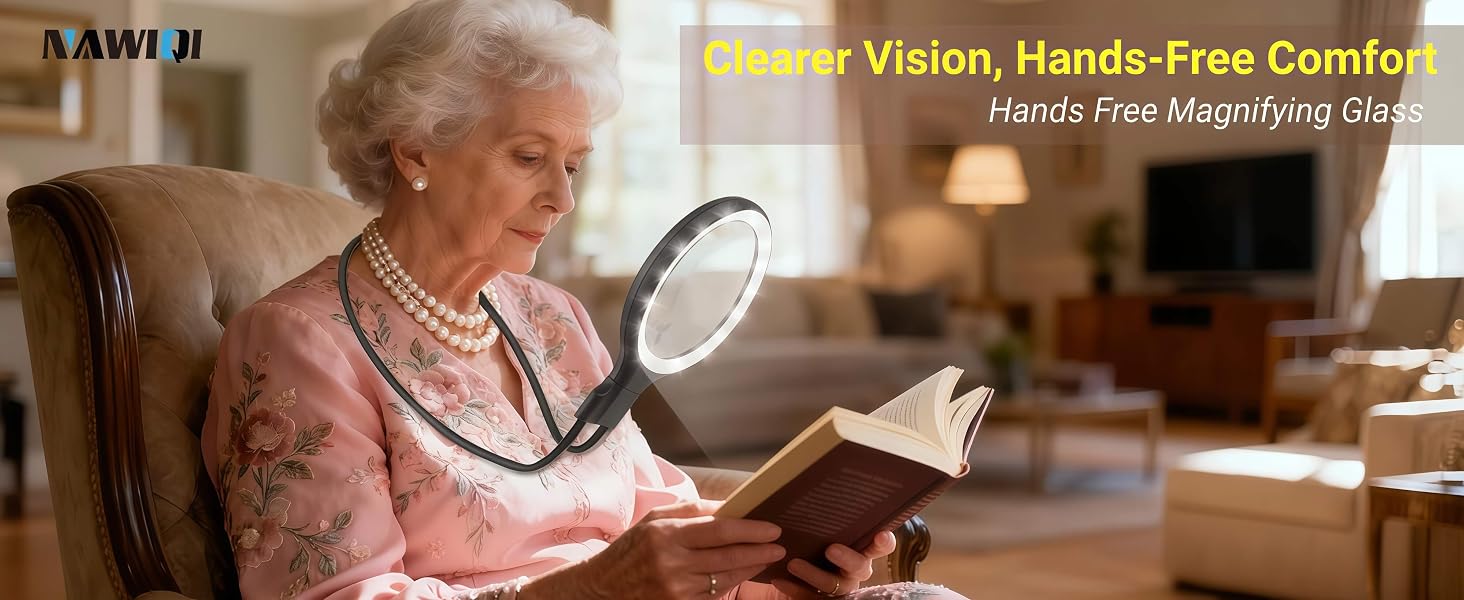 magnifier with light
