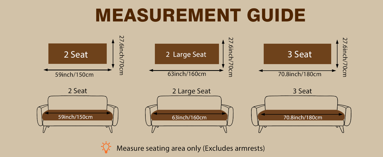 couch cover size