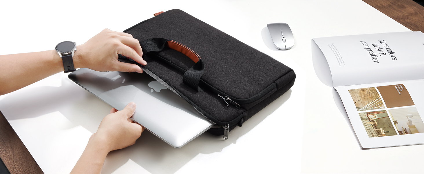 black laptop bag