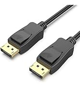 DisplayPort to DisplayPort 6 Feet Cable, Benfei DP to DP Male to Male Cable Gold-Plated Cord, Sup...