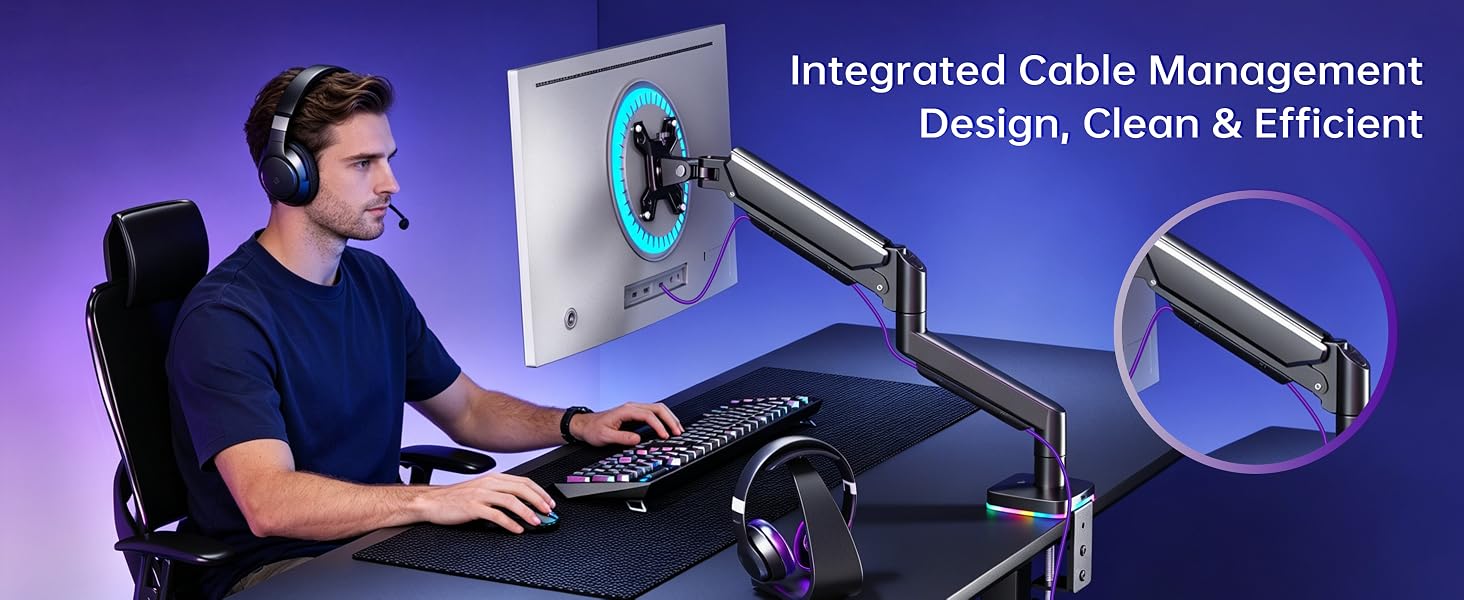 RGB Monitor Stand with usb hub