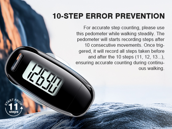 3D Pedometer for Walking