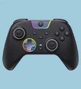 EasySMX X05Pro Wireless PC Controller – Quiet-Press Buttons, 2-Stage Impulse Triggers, 2 Programm...
