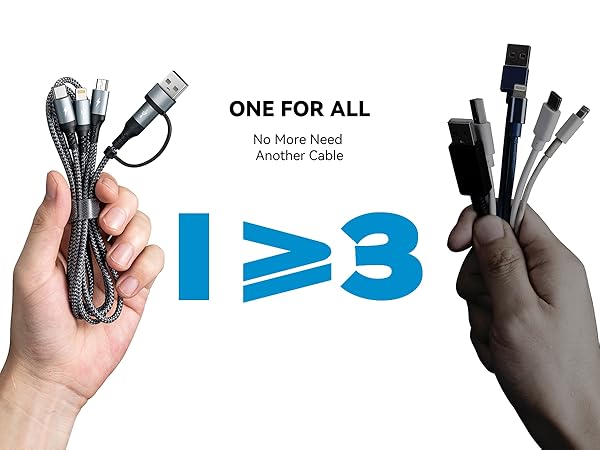 5 in 1 Multi Charging Cable