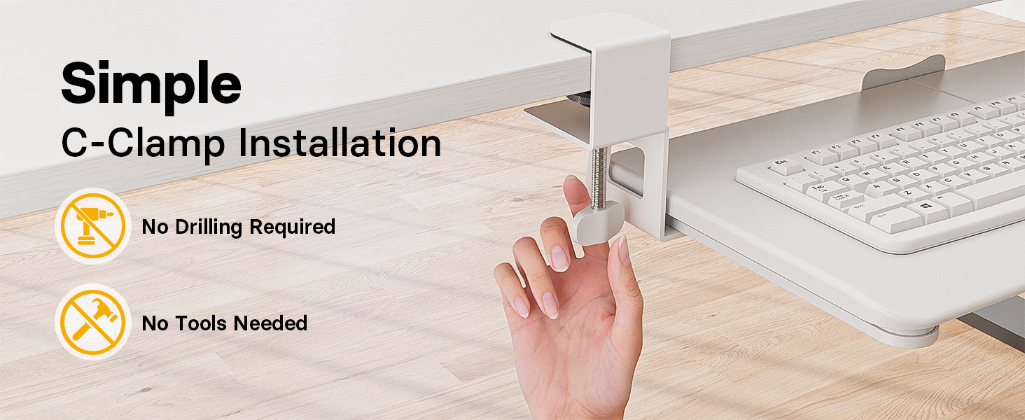 Tray Under Desk