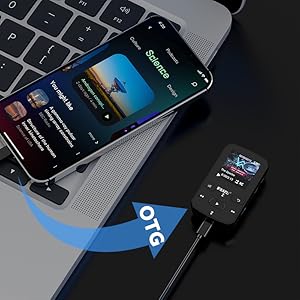 Clip jam mp3 player bluetooth music player with Voice recorder OTG ipod music player música small