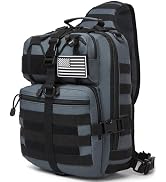 ATBP Tactical Sling Pack Big Crossbody Backpack Over Shoulder Bag Military for Men Hiking Outdoor...
