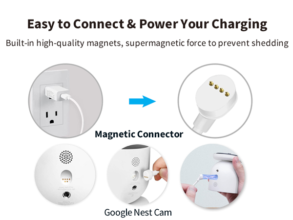 google nest power connector wire google nest charging cable