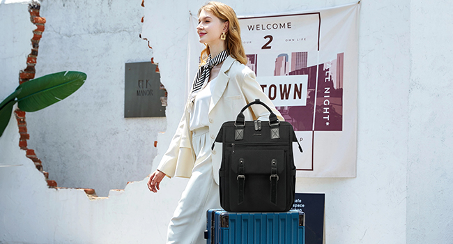 1930 Laptop Backpack for Women Work Travel Backpack Purse Teacher Nurse Bag College Daypack