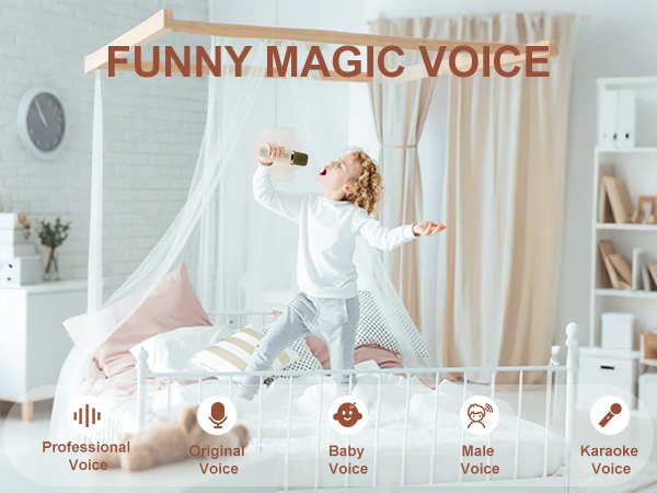 Karaoke machine with stable wireless microphone has a variety of interesting sound options