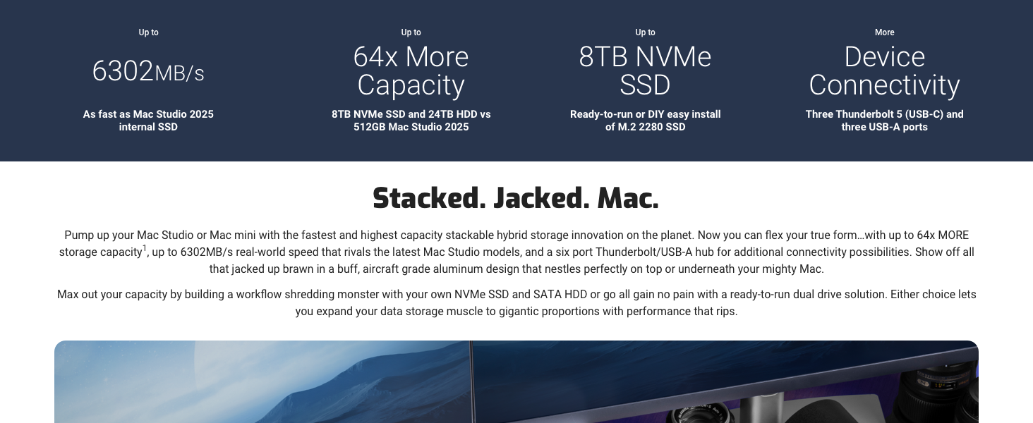 Dual Hybrid Aluminum NVMe HDD USB-A DIY fast quiet cool rugged upgradeable