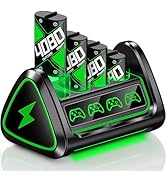 DXKK Controller Battery Pack for Xbox Series X|S with Light Bar, Rechargeable Battery for Xbox On...