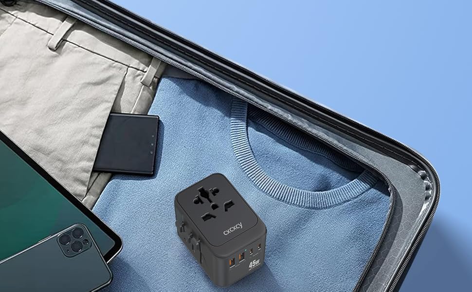 an ideal travel essential universal adapter
