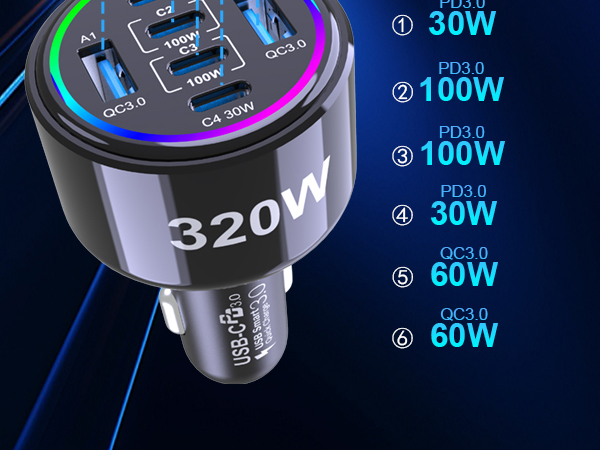 usb car charger