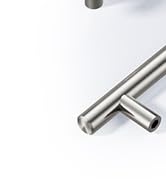 Veise 5 Pack Cabinet Handles, 3 Inch Hole Center Brushed Nickel Kitchen Cabinet Dresser Drawer Pu...