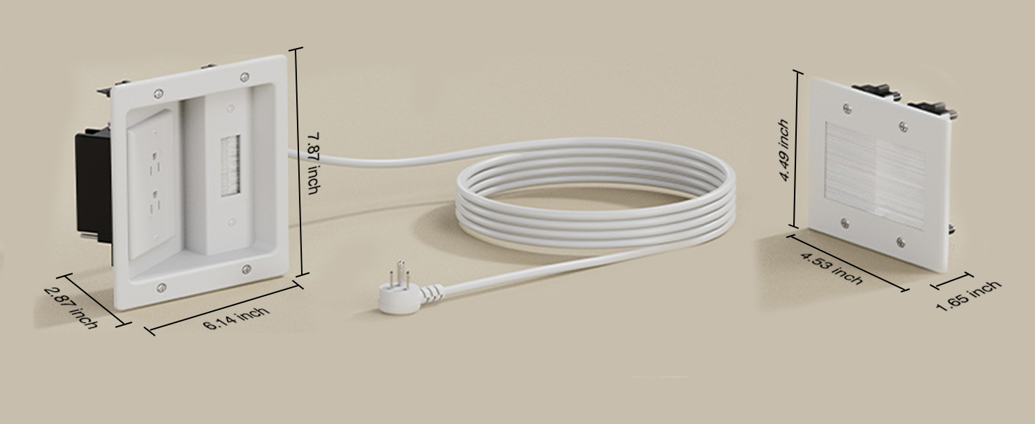 in-Wall TV Cable Management Kit