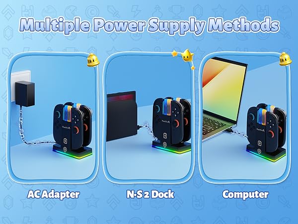 nintendo switch 2 controller charging dock