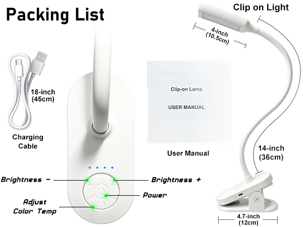 rechargeable desk light