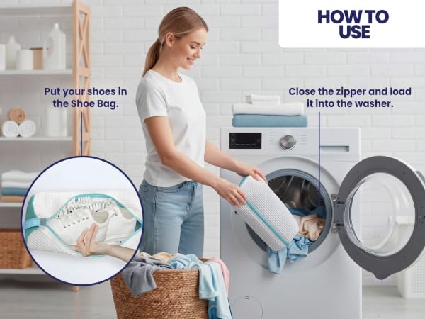 durable shoe washing machine bag
