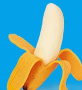 LovesTown Banana Squeeze Toy, Banana Scented Stress Toy Artificial Banana Fruit Fidget Sensory To...