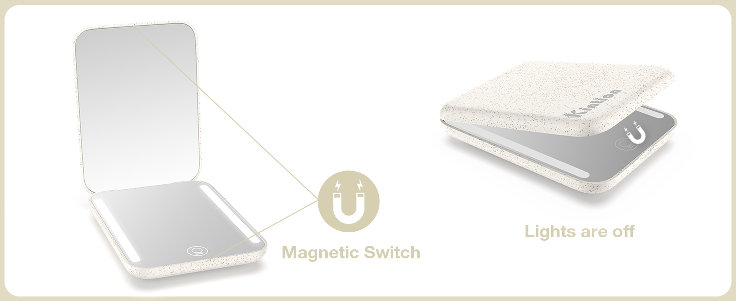 touch pocket mirror