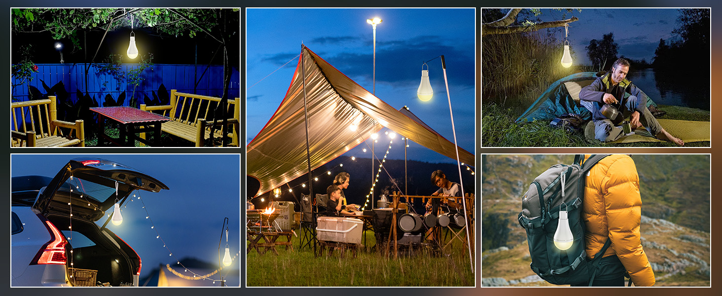 Brightown Rechargeable Light Bulb with Remote