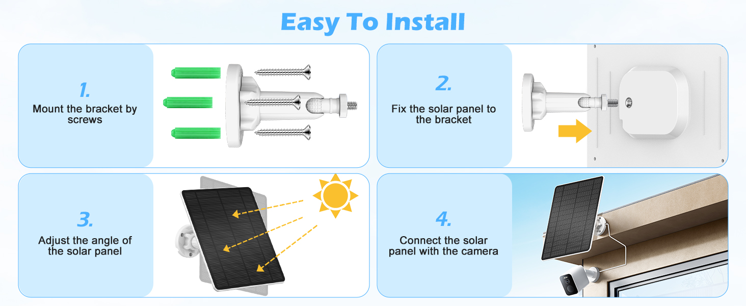 solar panel for camera outdoor