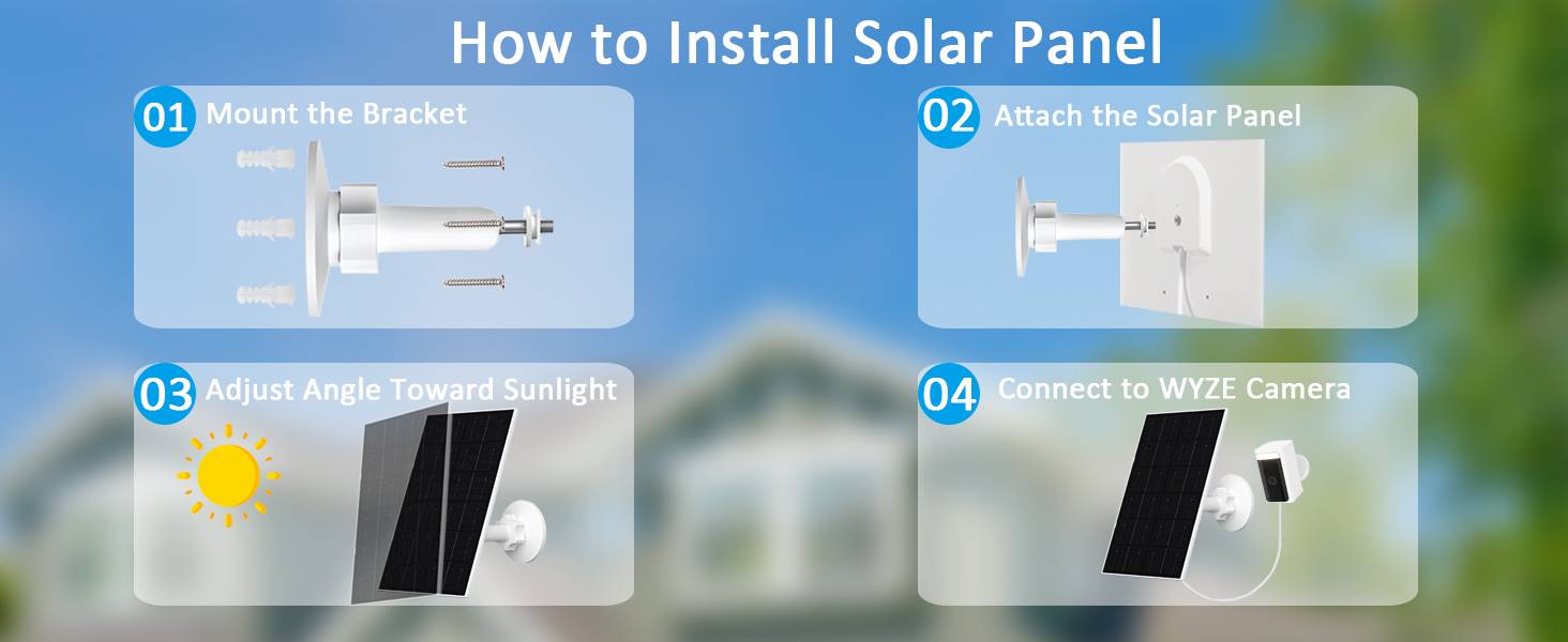 Solar Panel for WYZE Camera