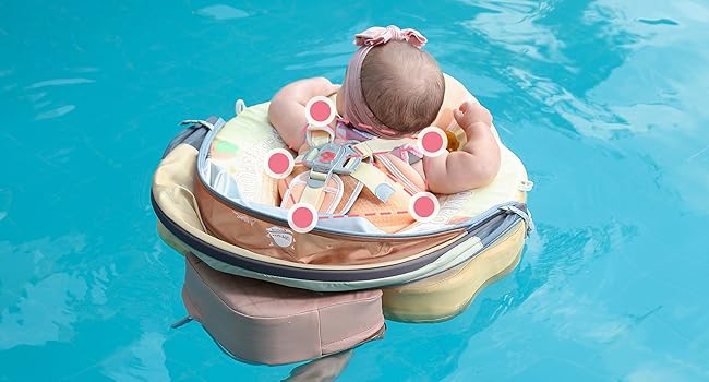 Mambobaby Float Add Tail Newest BabyInfant Swim Float with Canopy