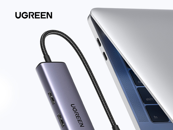 UGREEN USB C to Ethernet Adapter 4 in 1 Multiport Hub