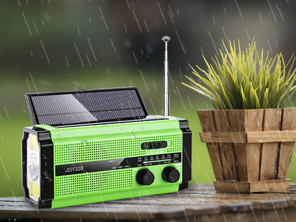 IPX3 protected against spray water radio