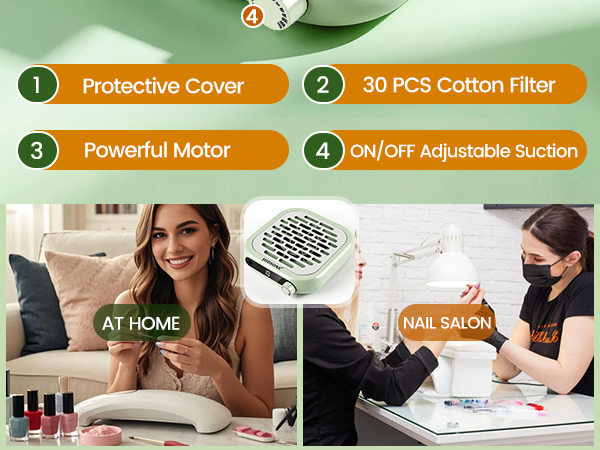 Mini Nail Dust Collector