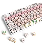 PBT Dye Sublimation Keycaps MOA Keycaps, 139 Keys Custom Keycaps, Cute Keycaps Set for US Layout ...
