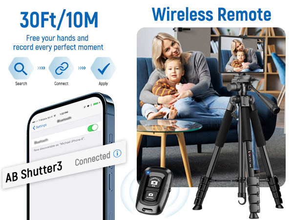phone tripod with remote