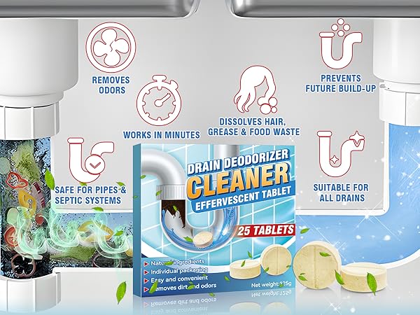 Smelly Drain Cleaner Tablets