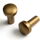 BEILEIOU Antique Brass Cabinet Knobs Classic Vintage Drawer Pulls Zinc Alloy Drawer Handles Kitch...