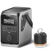 EF ECOFLOW TRAIL 300 DC Portable Power Station with Camping Lamp, 288Wh LiFePO4 Power Bank, Solar...