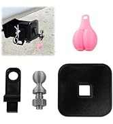 Funny Mini Trailer Hitch Ball Cover,Novelty Humorous Mini Hitch Ball Joke Tiny Balls Hitches with...