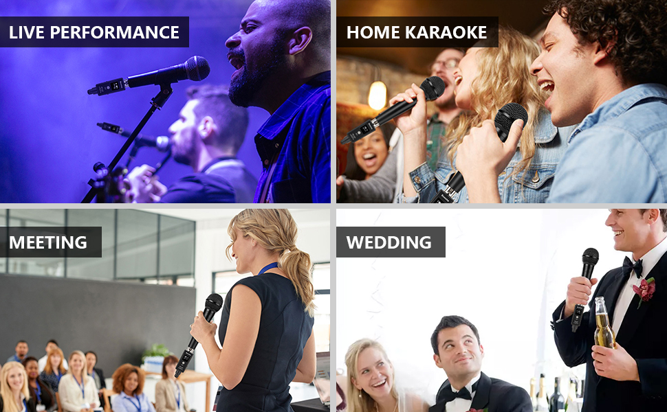 Wireless Microphone Transmitter Receiver