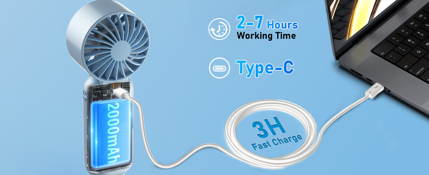 hand held fan rechargeable