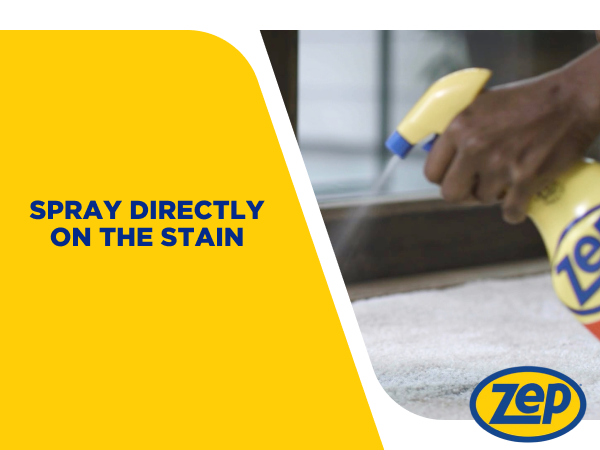 Spray Directly On The Stain