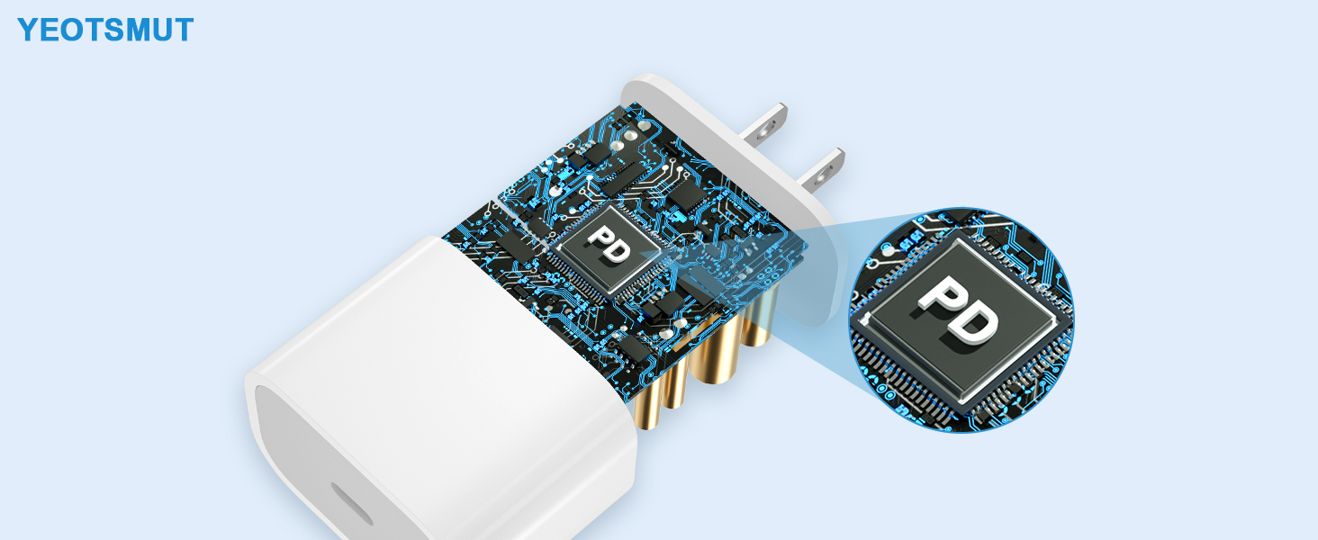 type c charger fast charging block