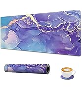 DINKY Extended Gaming Mouse Pad, Stable Non-Slip Rubber Base Mousepads, Large Mouse Mat with Stit...